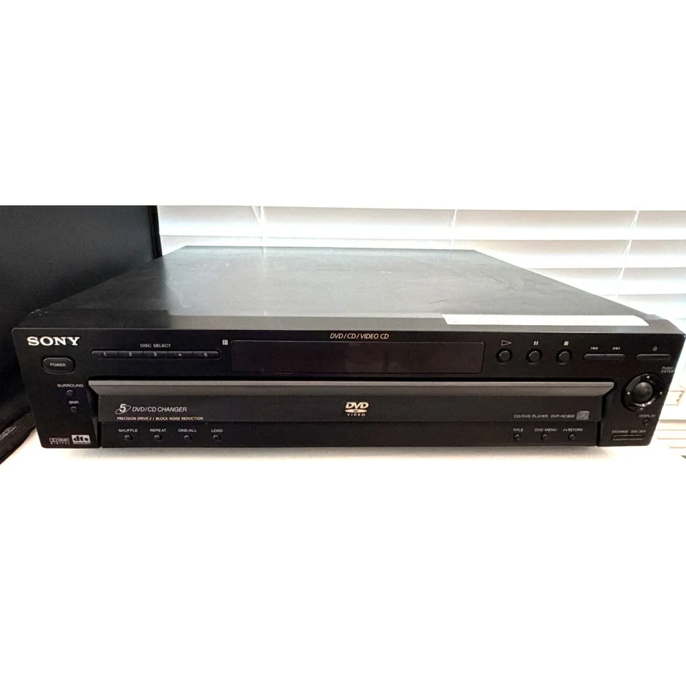 Sony DVP-NC600 5-Disc Carousel DVD CD Player Changer - Tested - Works Great!